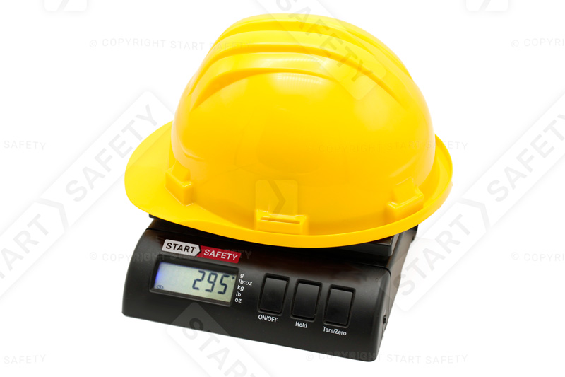 Hard Hat On Scales
