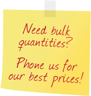 Bulk Quantity Discounts Available - Call Us