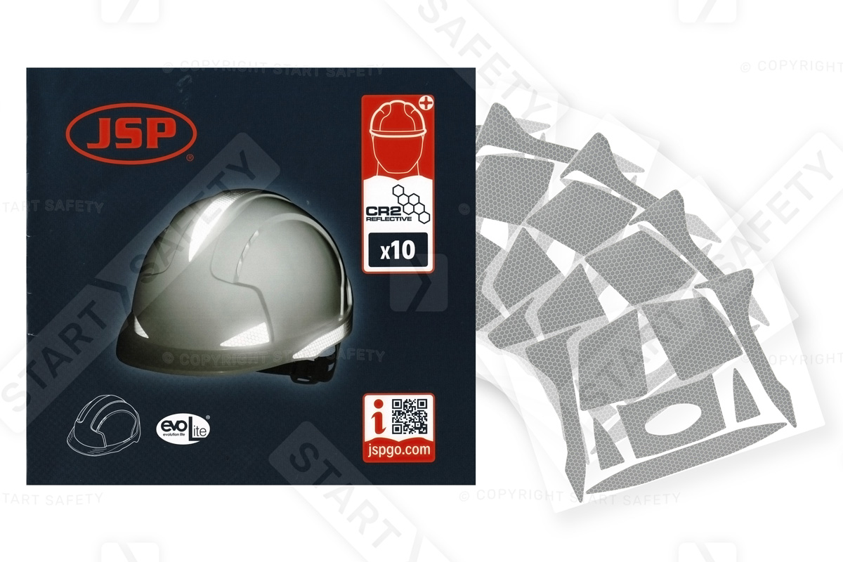 10-pack Of CR2 Reflectives For Evo2 & Evo3 Helmets
