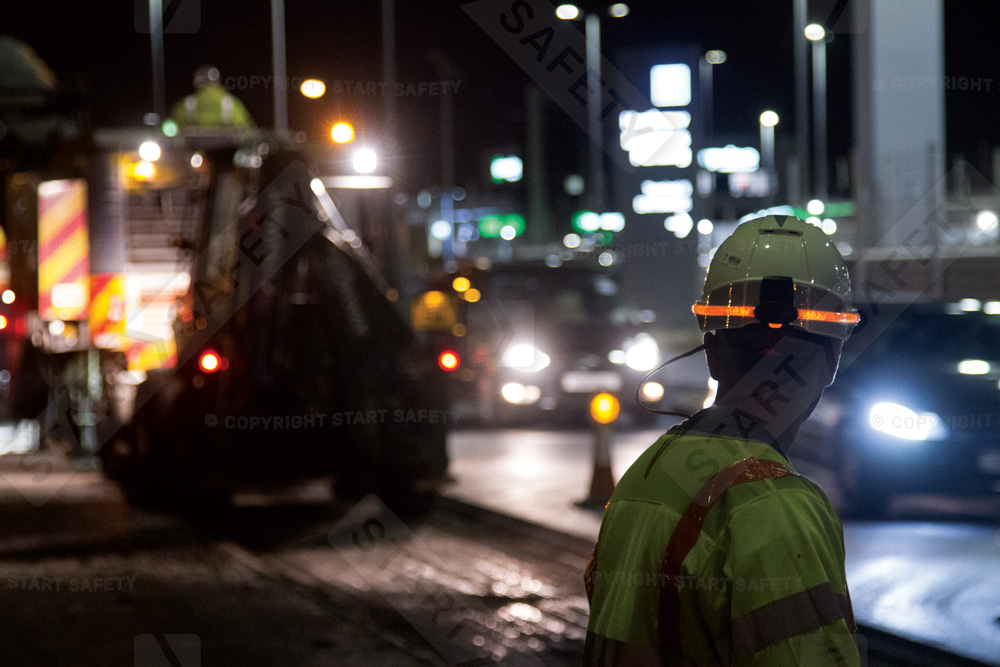 Roadworker With A Hard Hat