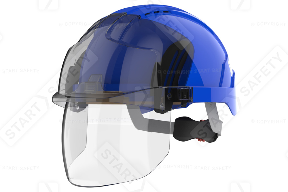 JSP VistaShield Vented Helmet With Integrated Face Shield