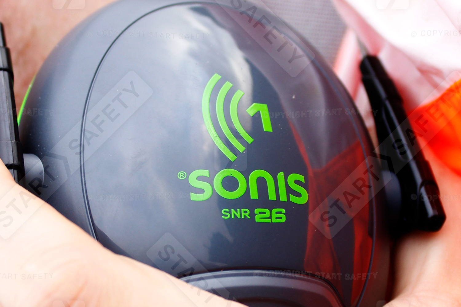 Sonis Compact Helmet Mounted Ear Defenders SNR Rating 26