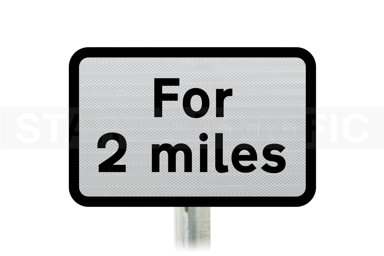 For 2 miles distance plate