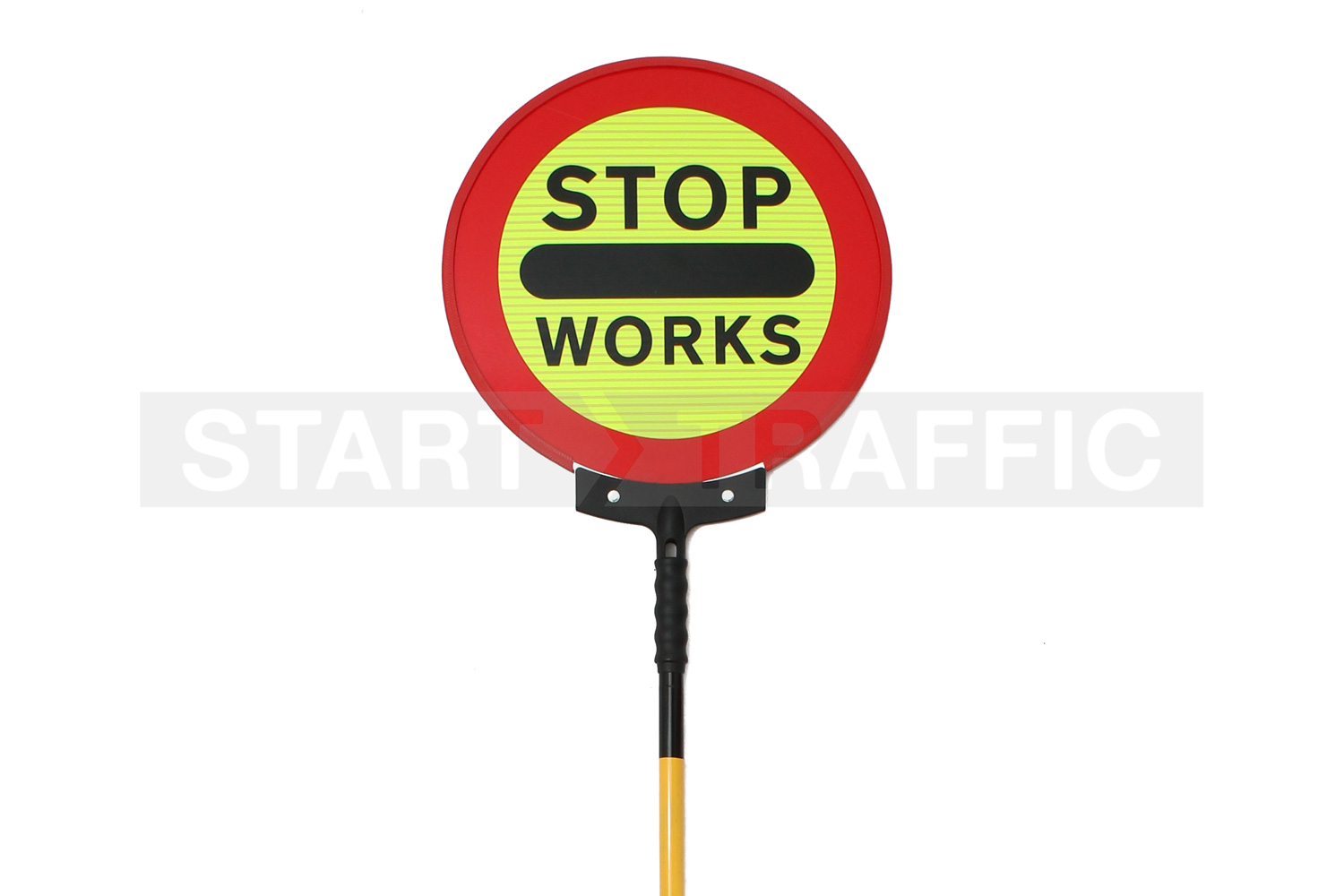 Stop Works Sign Face
