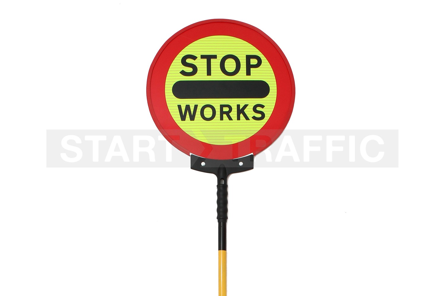 Stop Works Sign Face
