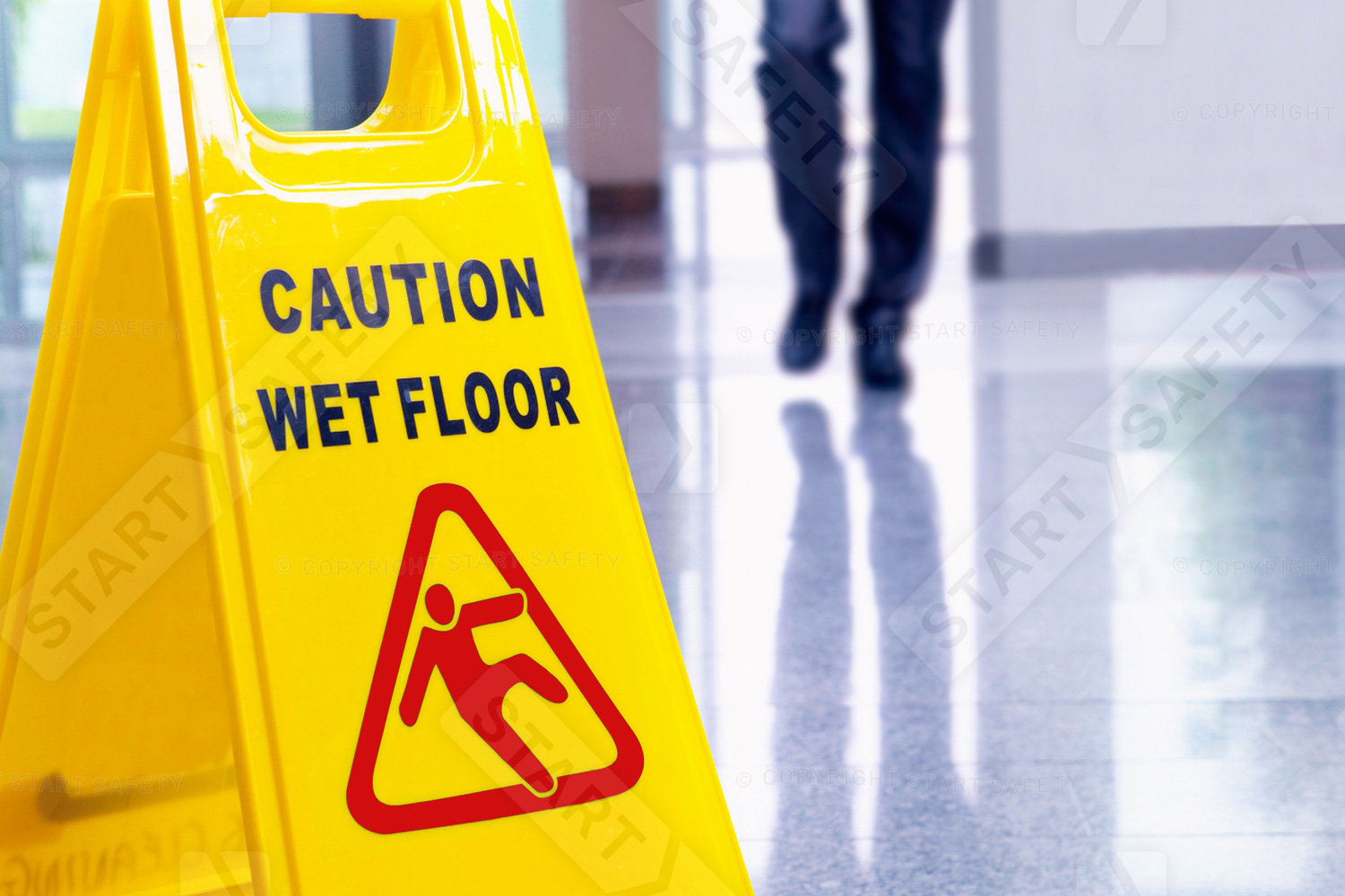 Professional Caution Wet Floor Sign A-Frame No Parking Warning Hazard Safety UK 